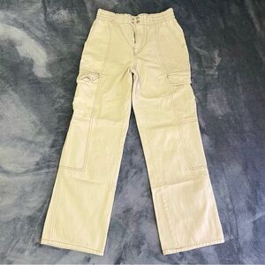 Full Tilt Womens Contrast Stitch Utility Jeans size L